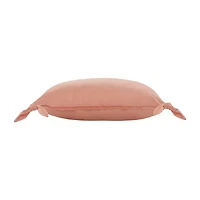 LR Home Aliseh Solid Rectangular Throw Pillow