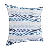 Lr Home Ash Sen Stripe Square Throw Pillow