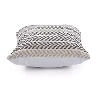 Lr Home Ash Sen Stripe Square Throw Pillow