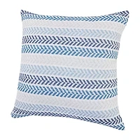 Lr Home Ash Sen Stripe Square Throw Pillow