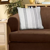 Lr Home Ash Sen Stripe Square Throw Pillow