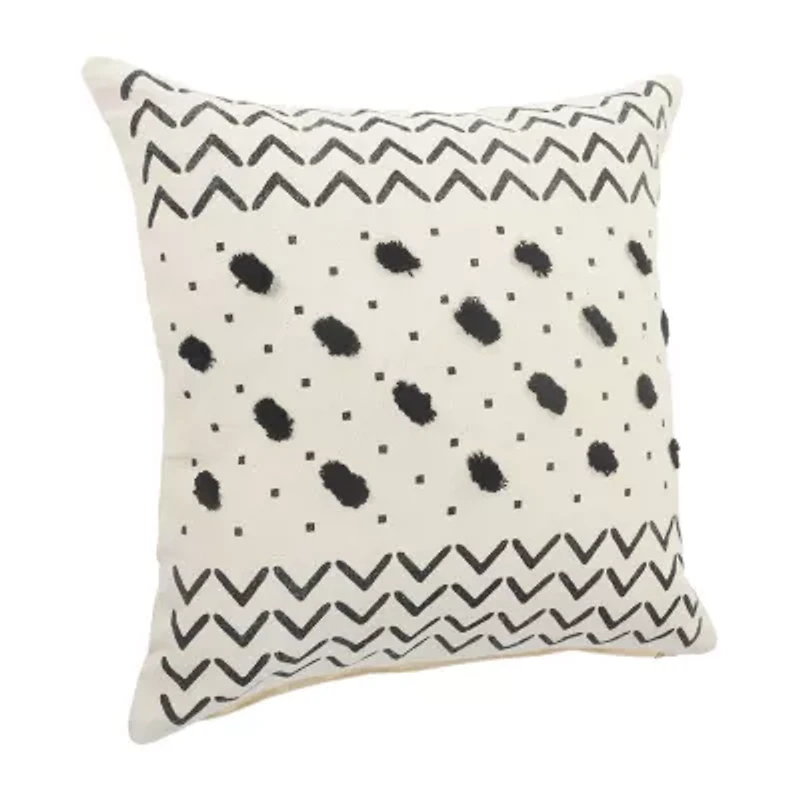 Lr Home Beaux Tribal Square Throw Pillow