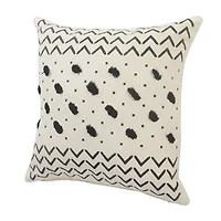 LR Home Beaux Tribal Square Throw Pillow