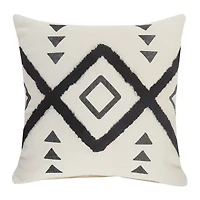 LR Home Beal Diamond Square Throw Pillow