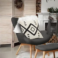 LR Home Beal Diamond Square Throw Pillow