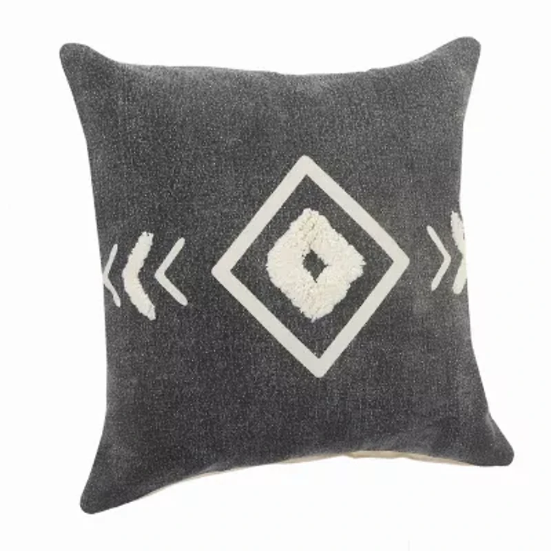 LR Home Bel Aby Tribal Square Throw Pillow