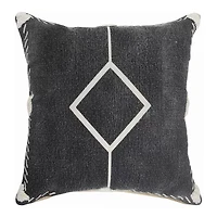 LR Home Bel Fi Diamond Square Throw Pillow
