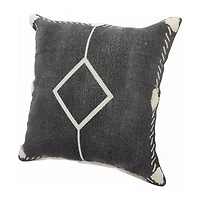 LR Home Bel Fi Diamond Square Throw Pillow