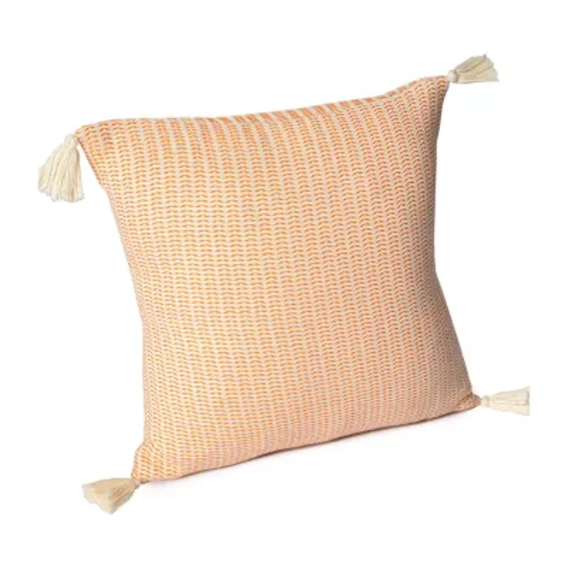 LR Home Roy Stripe Square Throw Pillow