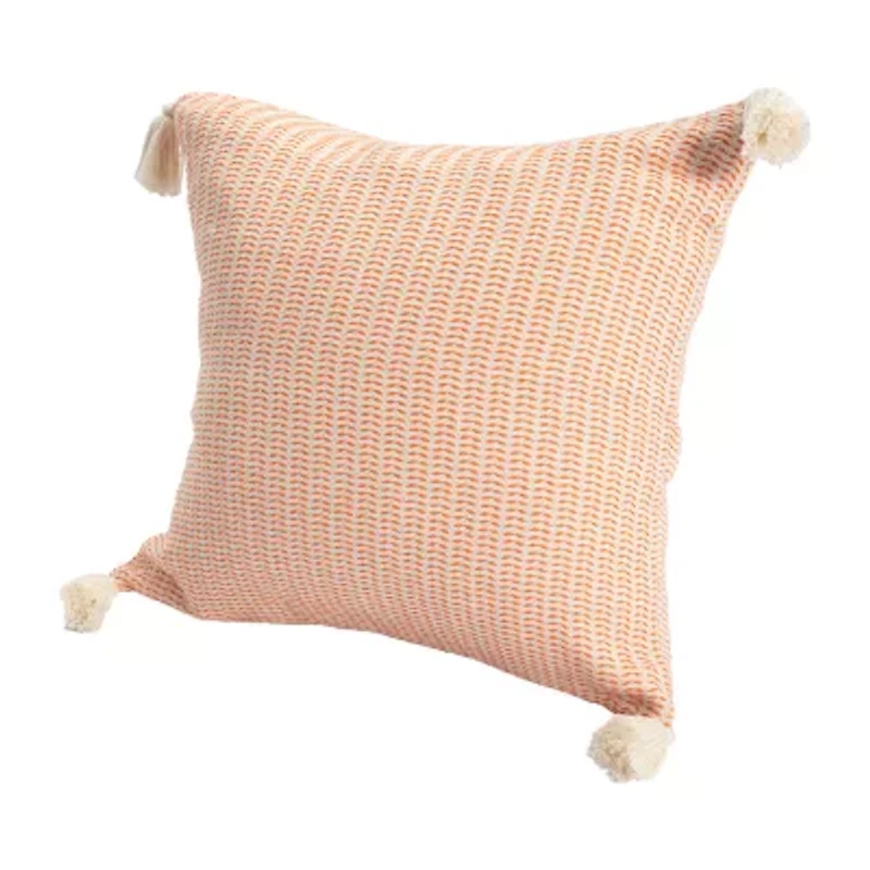 LR Home Roy Stripe Square Throw Pillow