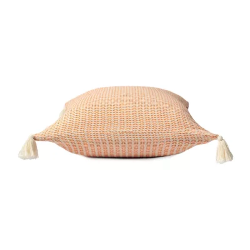 LR Home Roy Stripe Square Throw Pillow