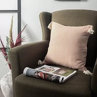 LR Home Roy Stripe Square Throw Pillow