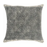 LR Home Clar Geometric Square Throw Pillow