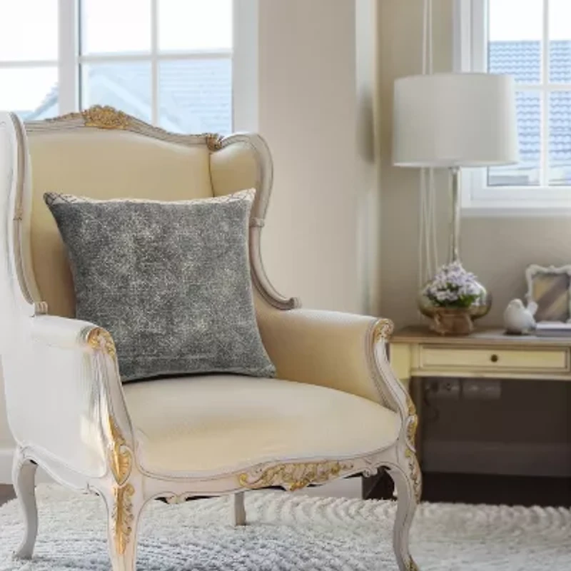 LR Home Clar Geometric Square Throw Pillow