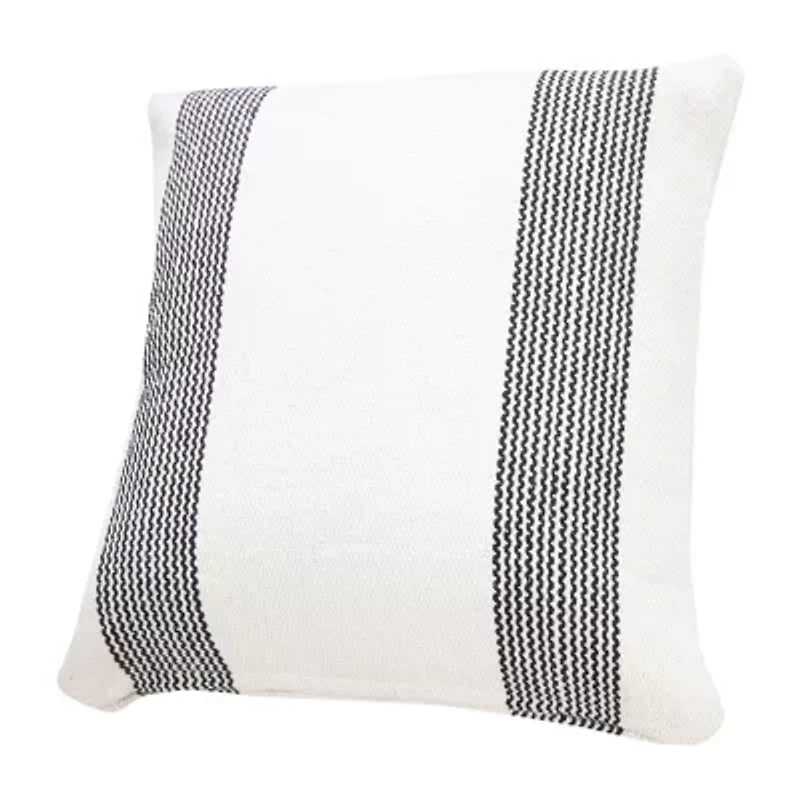 LR Home Caly Geometric Square Throw Pillow
