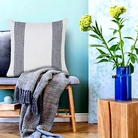 LR Home Caly Geometric Square Throw Pillow