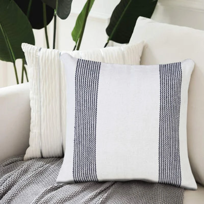 LR Home Caly Geometric Square Throw Pillow