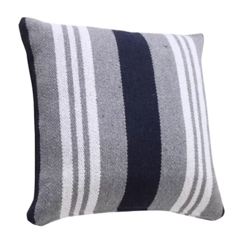 LR Home Sen Geometric Square Throw Pillow