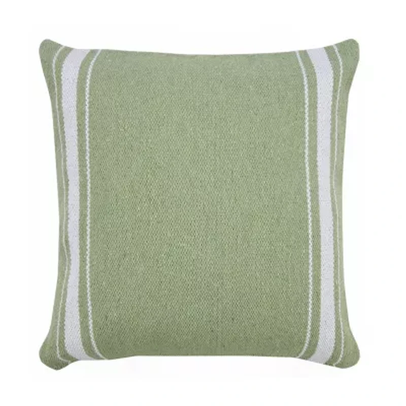 LR Home Fin Geometric Square Throw Pillow