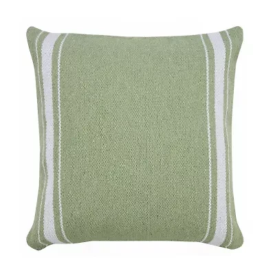 LR Home Fin Geometric Square Throw Pillow