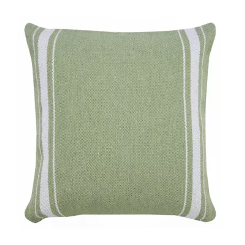 LR Home Fin Geometric Square Throw Pillow