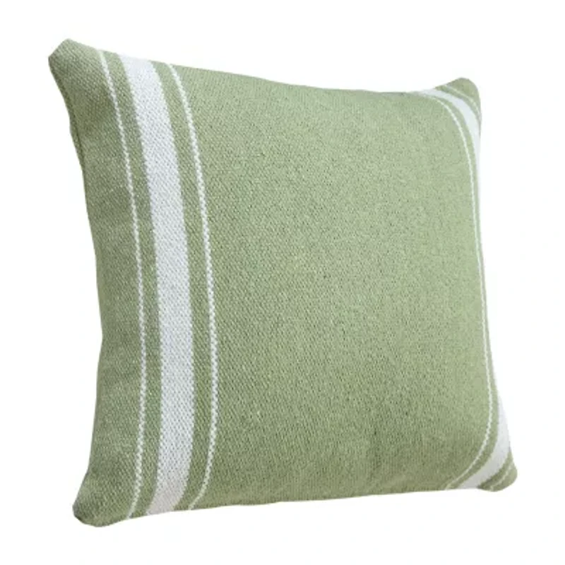 LR Home Fin Geometric Square Throw Pillow