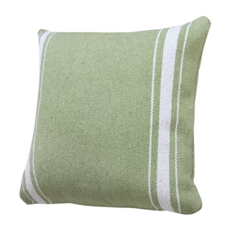 LR Home Fin Geometric Square Throw Pillow
