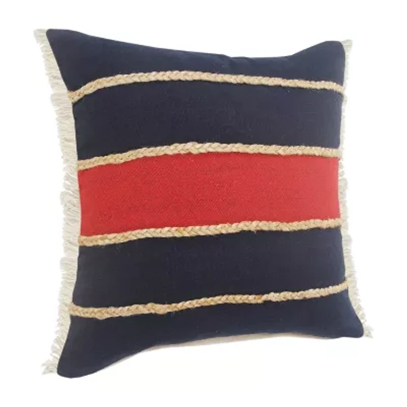 Lr Home Darris Stripe Square Throw Pillow