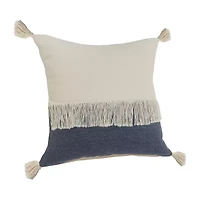 LR Home Danny Textured Square Throw Pillow