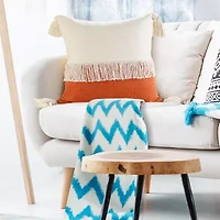 LR Home Danny Textured Square Throw Pillow