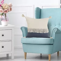 LR Home Danny Textured Square Throw Pillow