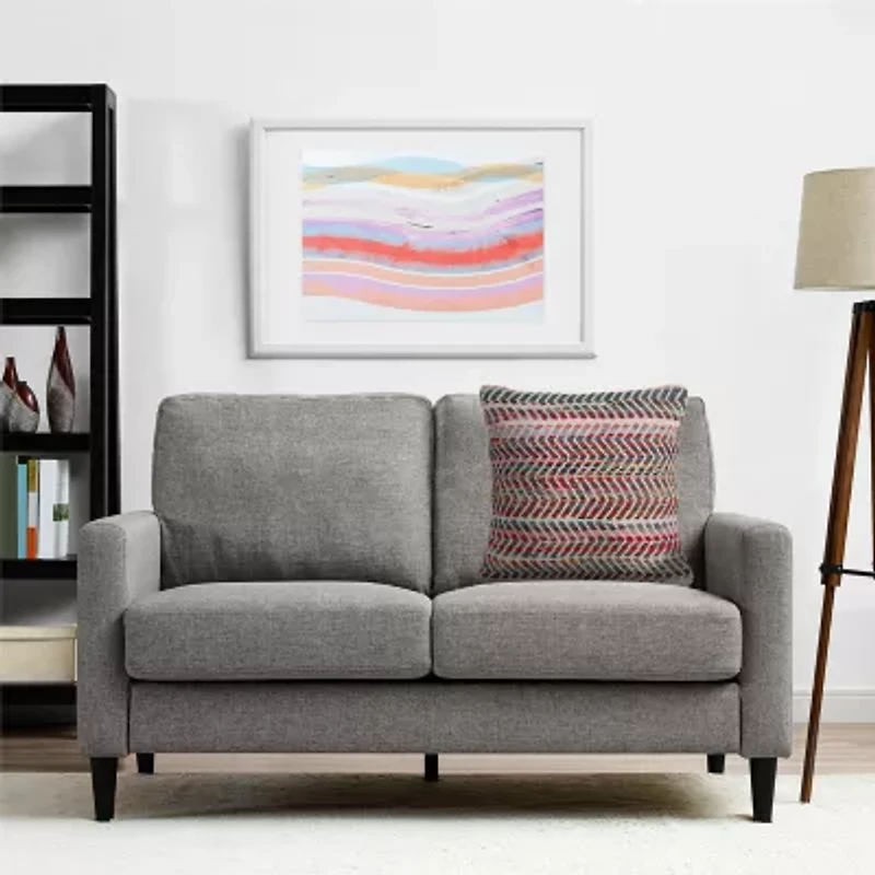 LR Home Elie Geometric Square Throw Pillow