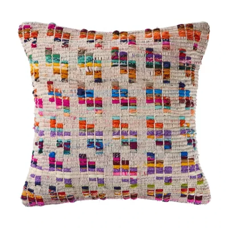 Lr Home Emli Geometric Square Throw Pillow