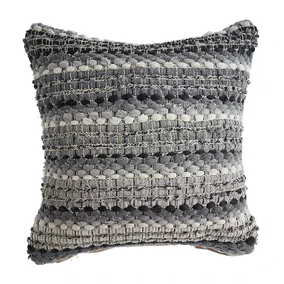 LR Home Flona Stripe Square Throw Pillow