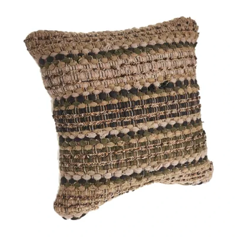Lr Home Flona Stripe Square Throw Pillow