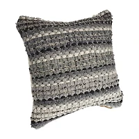 LR Home Flona Stripe Square Throw Pillow