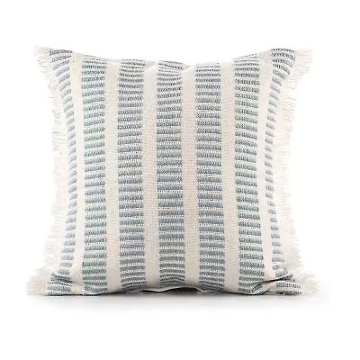 LR Home Frany Stripe Square Throw Pillow