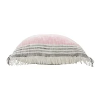 LR Home Jan Aby Stripe Square Throw Pillow
