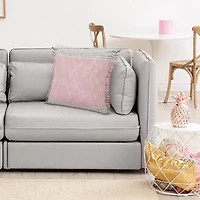 LR Home Jan Aby Stripe Square Throw Pillow