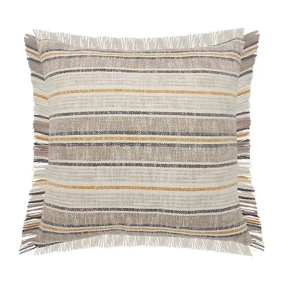 LR Home Jan Dia Stripe Square Throw Pillow