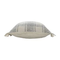 LR Home Lyon Plaid Square Throw Pillow