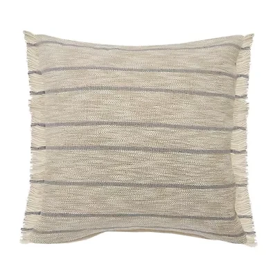 LR Home Jason Stripe Square Throw Pillow