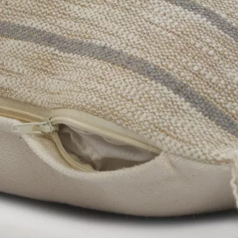 LR Home Jason Stripe Square Throw Pillow