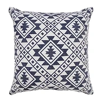 LR Home Dutt Geometric Square Throw Pillow