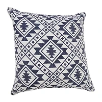 LR Home Dutt Geometric Square Throw Pillow