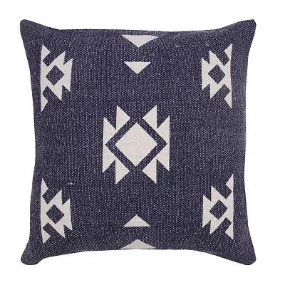 LR Home Ram Geometric Square Throw Pillow