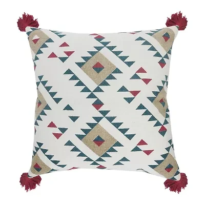 LR Home Lara Geometric Square Throw Pillow