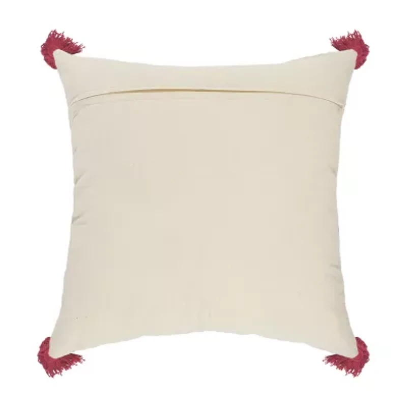 LR Home Lara Geometric Square Throw Pillow