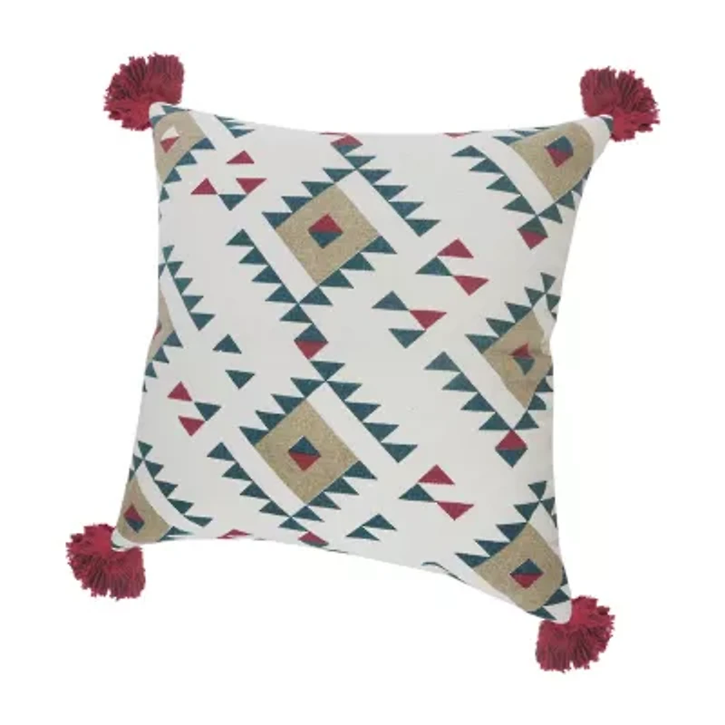 Lr Home Lara Geometric Square Throw Pillow
