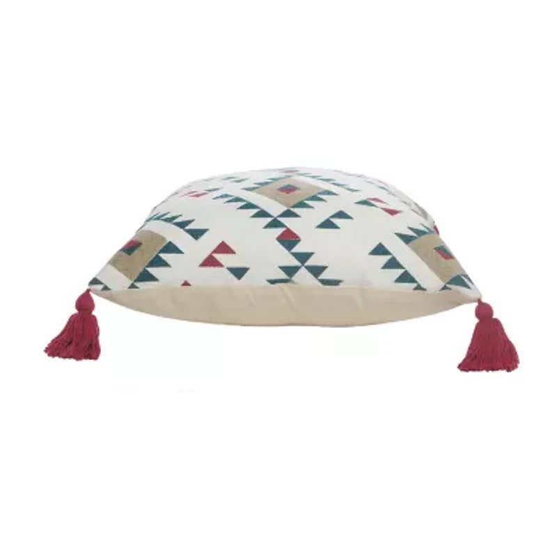 LR Home Lara Geometric Square Throw Pillow